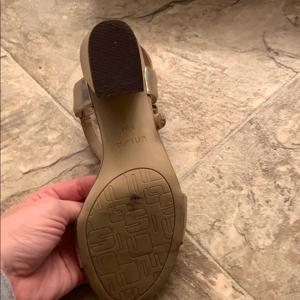 Gold Sandals - Picture 2 of 3